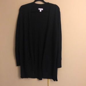 XL Black cardigan